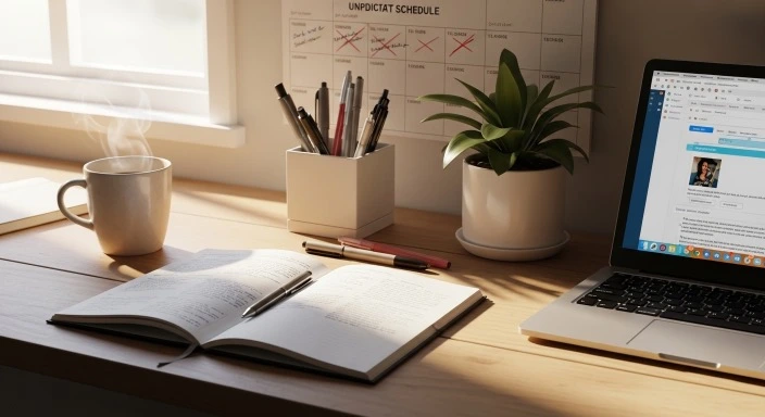 blog consistently when your schedule is unpredictable